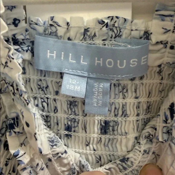 Hill House Baby Ellie Nap Dress with Bloomers in Blue Floral Print 12-18M - Picture 6 of 7